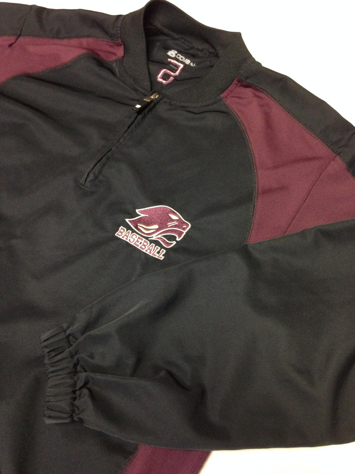 BOOMBAH Explosion Shirt Pullover Jacket 1/4 Zip Baseball 5 Mens Size M