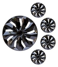 New 15 Set Of 4 Snap On Full Hub Caps Wheel Covers Fit R15 Tire Steel Rim Us