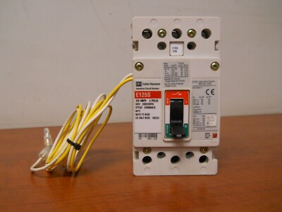 EGS3125FFG 125A 3P 600V CUTLER-HAMMER WITH SHUNT TRIP SNT120CPK 110-240V-TESTED