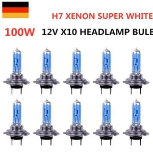 H7 Xenon Optik Halogen Lampen 8500K Super Weiss 12 Volt 55 Watt Birnen