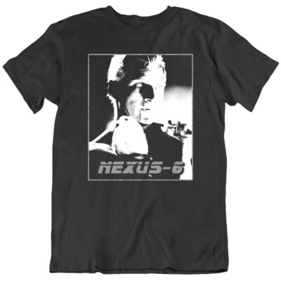 Rutger Hauer Roy Batty Bladerunner Classic Cult Movie Fan T Shirt