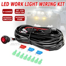 24pk 7inch Round Led Work Light Bar Pods Driving Fog Headlight Truck Off Road