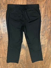 Dockers Khaki Goodness Inside Black Pants Size 10S Slim Womens, B 15