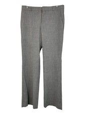 Size 8 Banana Republic Logan Grey Career Trouser Pants Womens NWT