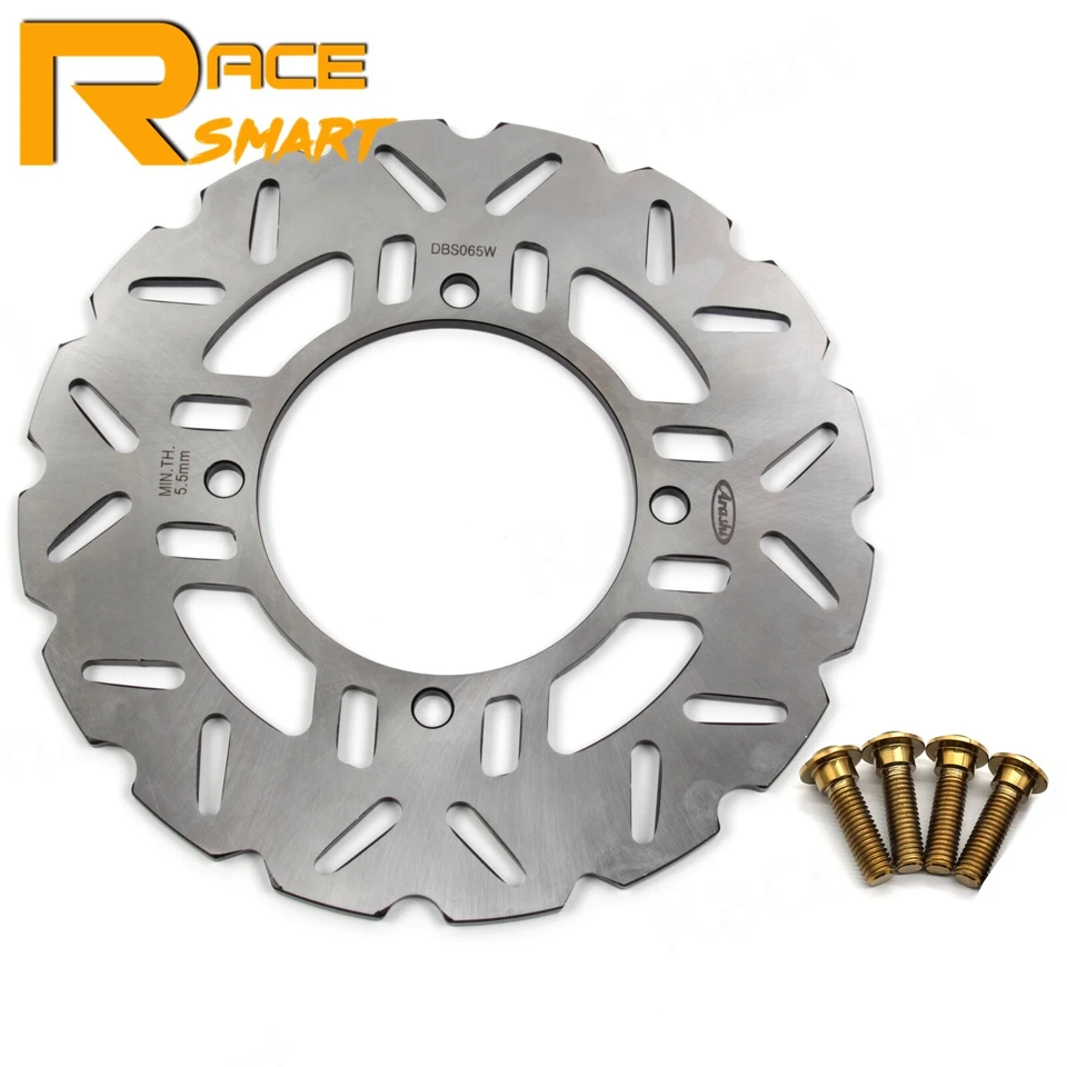 Front Rear Brake Disc Rotors + Mounting Bolts Screw For Kawasaki Z1000 2007-2013 - Image 4 of 4