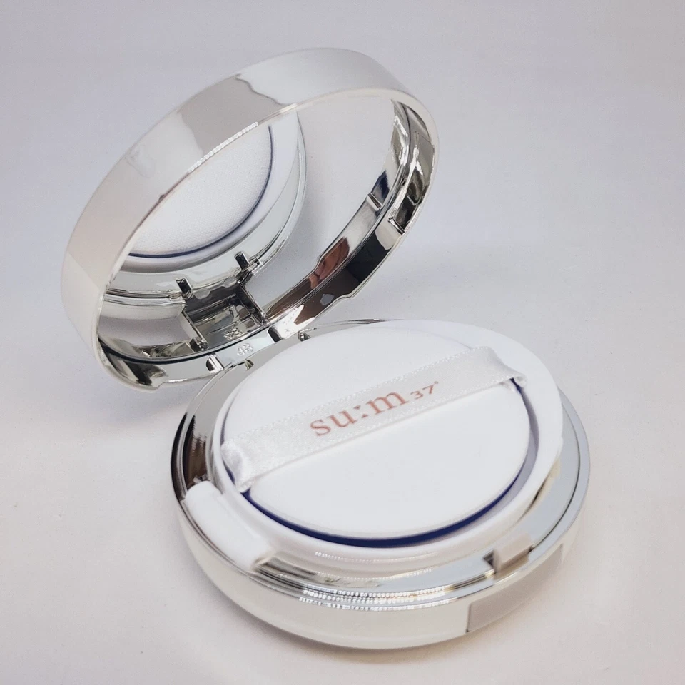 SU:M37 Water Full CC Cushion Perfect Finish SPF50+ PA+++ #01 #02 Beige K-Beauty - Image 4 of 4