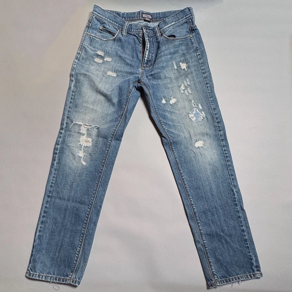 Michael Kors Mens Blue Jeans Size 33/32 Good Condition - Image 2 of 3