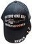 "One Shot One Kill" Sniper Rifle Sharpshooter Embroidered Baseball Cap - Black Adjustable Hat