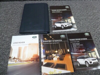 2016 Land Rover Range Rover Evoque Owner Manual Set SE HSE Premium Dynamic
