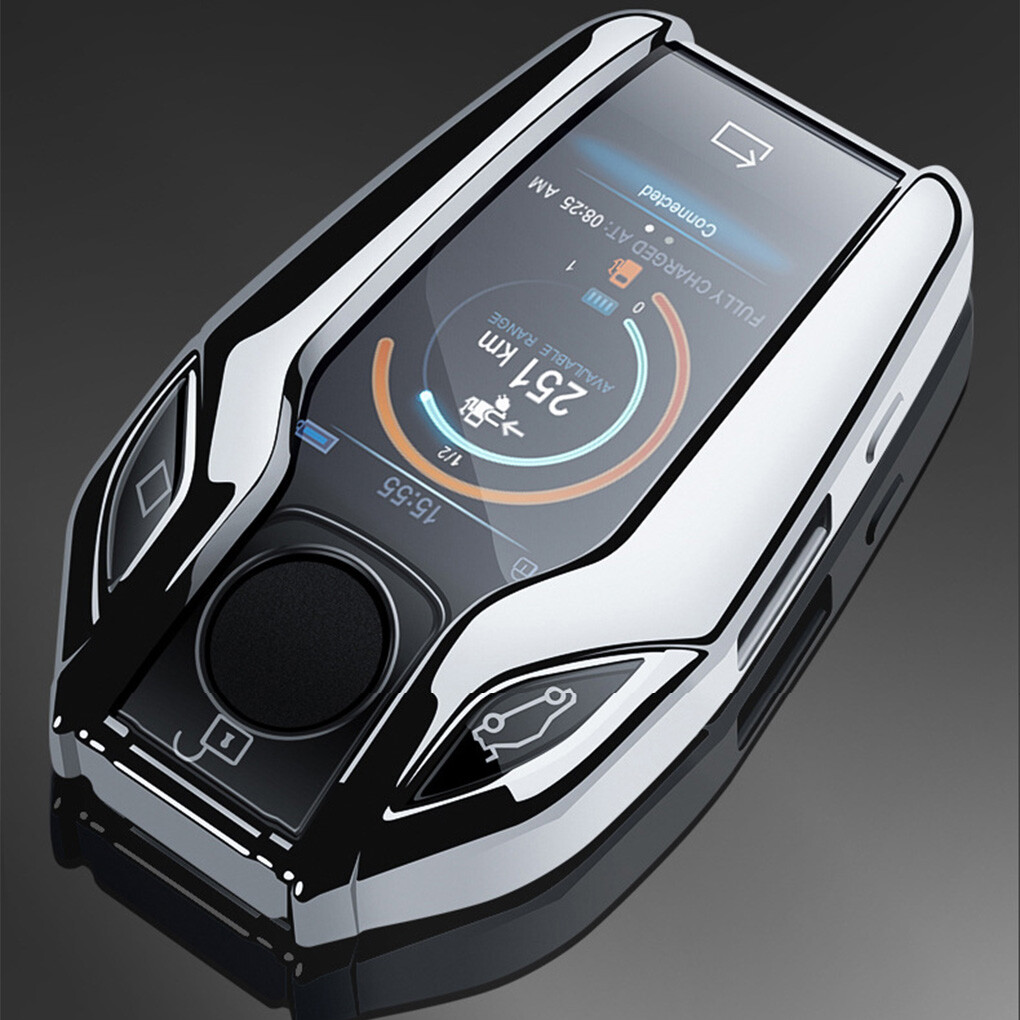 Car Key Fob Touch Screen Electroplated Colorful Shockproof Case Blue eBay