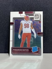 2022 Panini Donruss Optic Phidarian Mathis RATED ROOKIE #268 Commanders RC