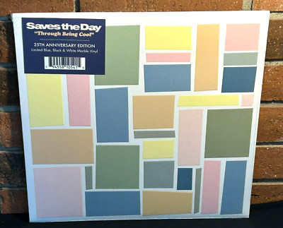 SAVES THE DAY - Through Being Cool, Ltd 25th Anni MARBLE COLORED VINYL LP New!