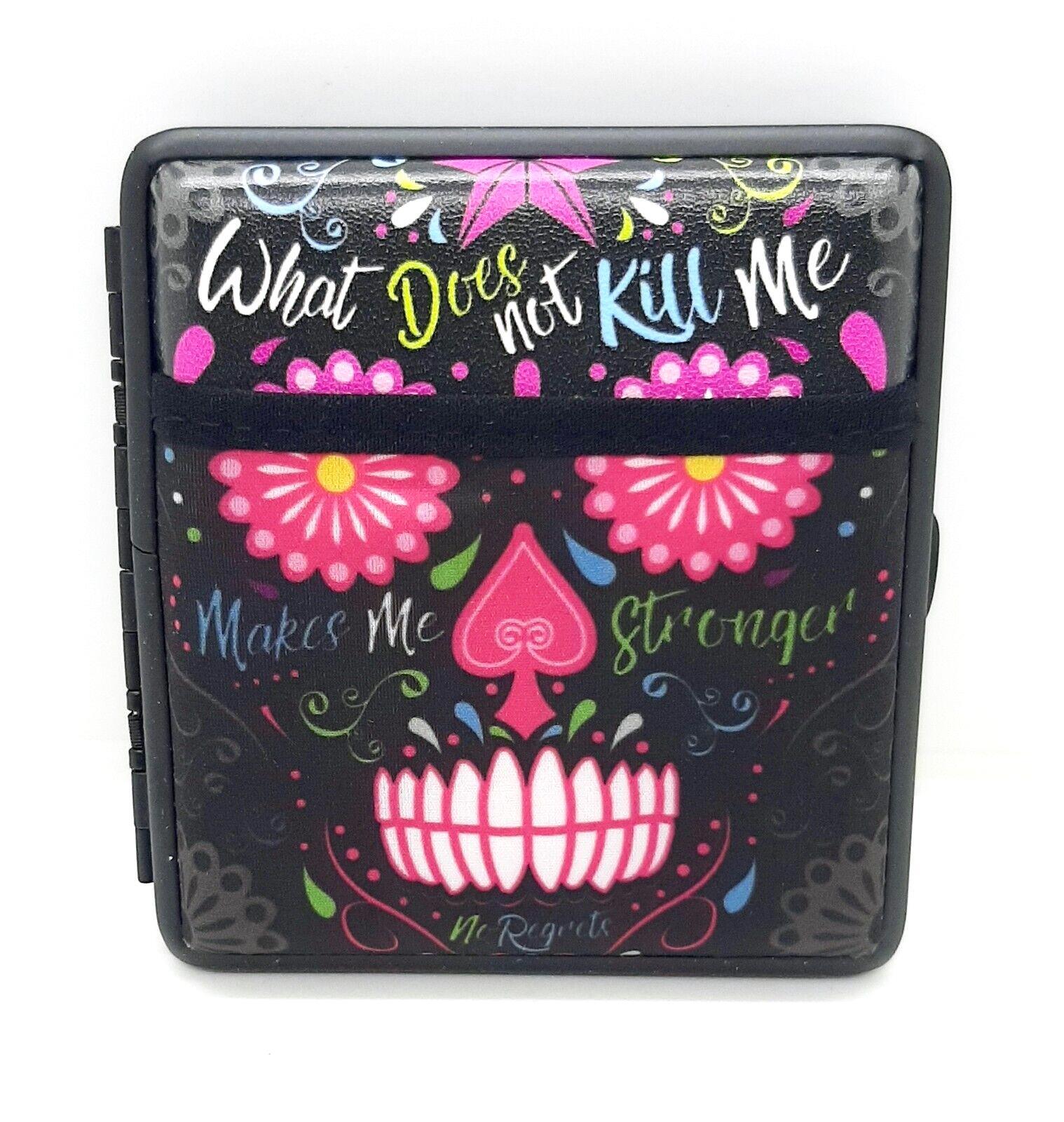 MonsterSmoking Stronger King Size Cigarette Case W/ Front Spandex Pocket