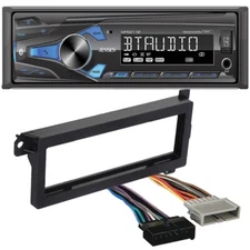 Single Din Bluetooth Car Stereo AM/FM Radio & kit for 1994-2001 Dodge RAM Pickup