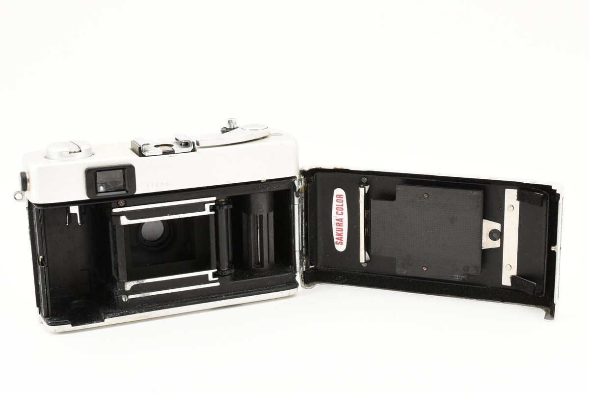 CLAd]Konica C35 Flash Matic Silver 35mm Film Camera [Exc+++