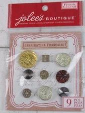 Jolee's Boutique Inspiration Francaise Baubles 9 pcs 50-21199