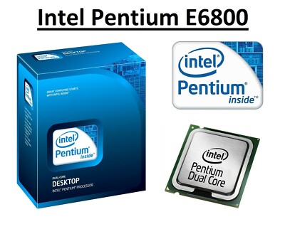 Intel Pentium E6800 SLGUE Dual-Core-Prozessor 3,333 GHz, Sockel LGA775, 65 W CPU