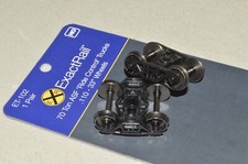 HO scale freight car trucks ExactRail ET-102 Roller Bearing ASF 70 ton 33" MW