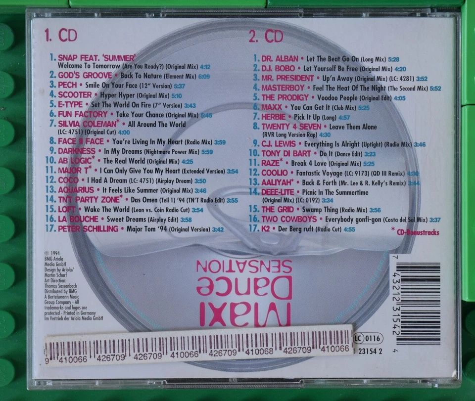 Various - Maxi Dance Sensation 15 - Ariola - Doppel-CD - Bild 2 von 4