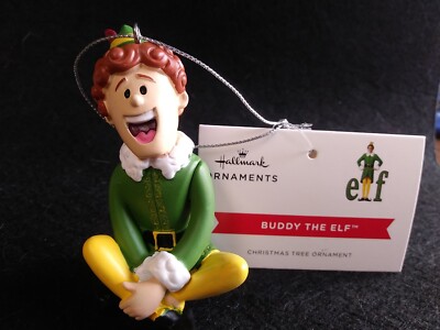 Buddy the Elf WB Hallmark Resin Christmas Ornament Will Farrell 2023 NWT