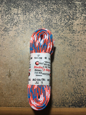 SKATE LACES FOR ROLLER SKATES/BLADES - ICE SKATES ORANGE/TEAL 72 INCHES LONG 