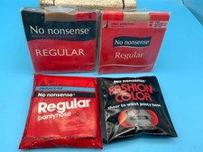 Vintage NO NONSENSE Pantyhose, New, Lot of 4
