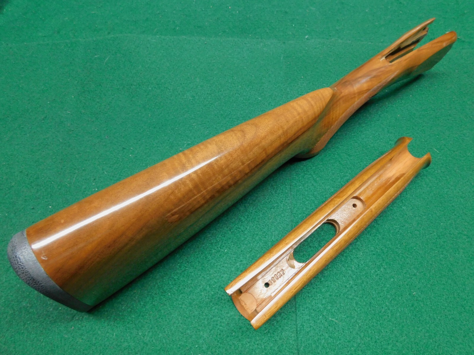 Beretta 686 Stock & Forend Schnabel Checkered Walnut Set 20 GA, Gloss Original eBay