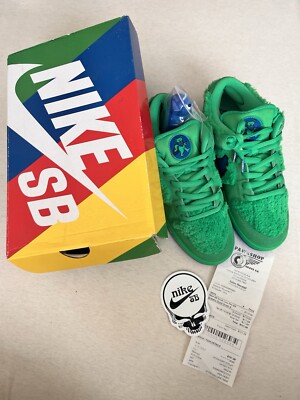 Grateful Dead Nike SB Dunk Low Size 9M BNWB