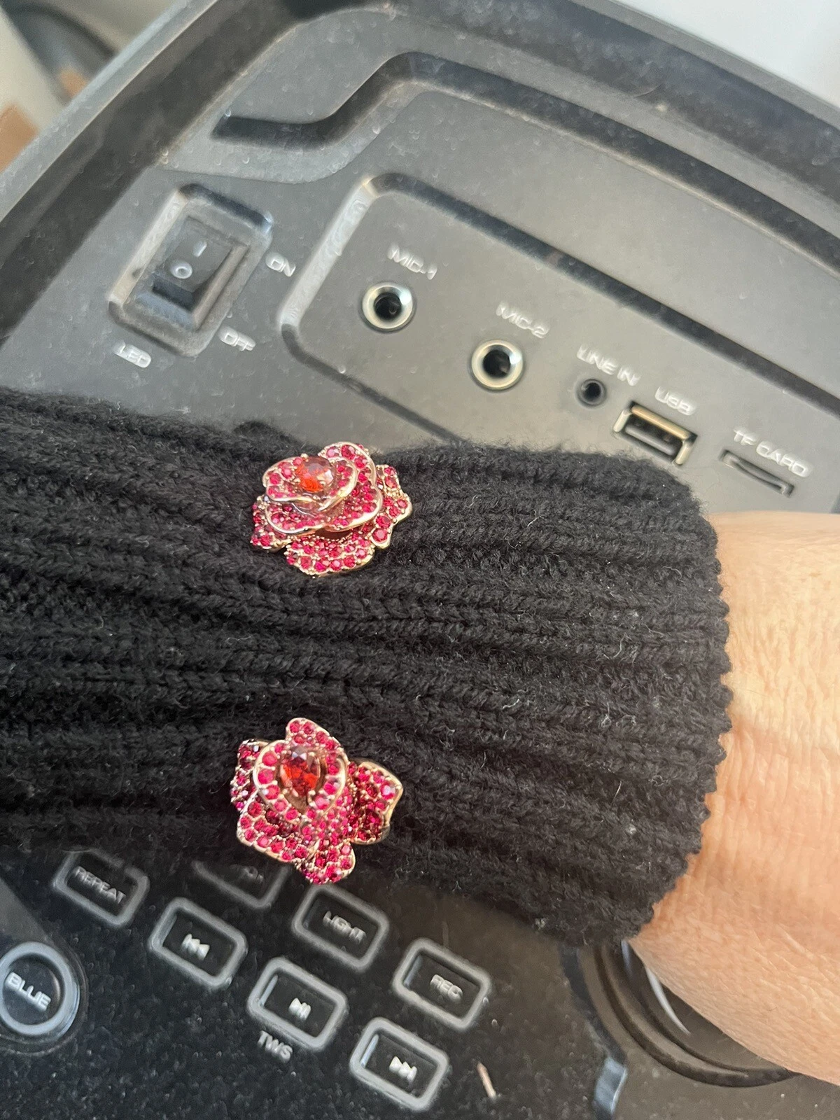 Braccialetto Kate Spade Fiori Scarlatti Bellissimo Tono Oro Rosa NUOVO