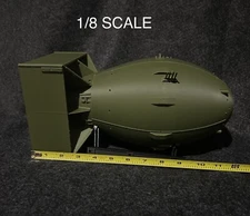 Jumbo 1/8 Scale “Fat Man” Atom Bomb Nuke Model, 14 Inches