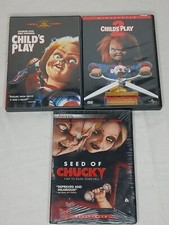 Child's Play 1  2 "PRE-OWNED"  Seed Of Chucky "NEW SEALED" DVD Lot
