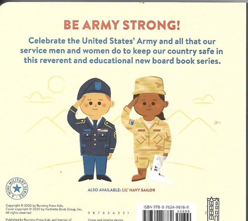 Lil' Army Soldier by RP Kids Children's Board Books military illustrated - Picture 2 of 2