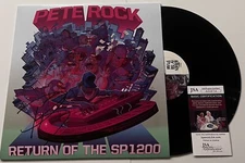 PETE ROCK SIGNED RETURN OF THE SP1200 LP VINYL RECORD ALBUM SP 1200 JSA COA