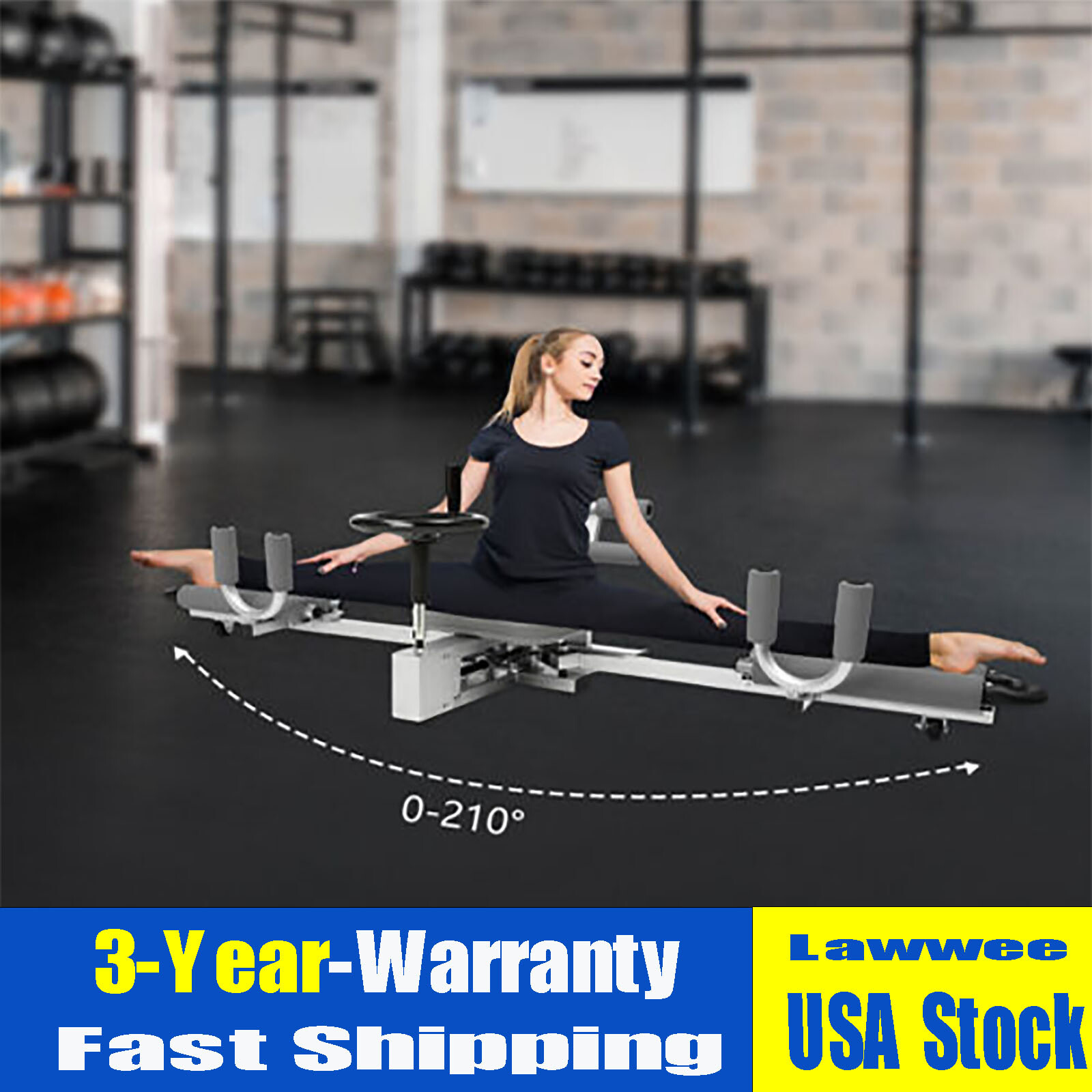 210° Leg Stretcher Stretching Machine Splits Machine Fitness Training Equipment