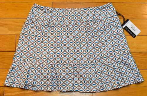 Neu mit Etikett Tail Damen "Artemis" 16 Zoll plissierter Golf-Skort zum Überziehen - Medium Ret @ 99 $