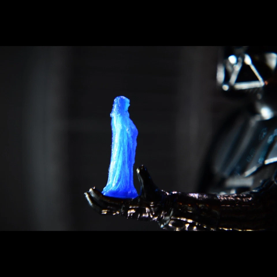 "Holograma impreso en 3D Star Wars 8"" hiperreal escala 1/9 Emperador Palpatine 1""" Foto 3 de 4