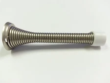 Spring Door Stop Heay Duty Satin Nickel 3-3/4"