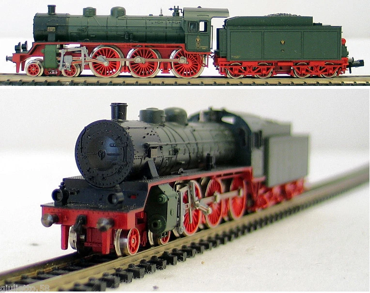 MINITRIX 12088 Locomotive À Vapeur Avec Tender Vintage Série S10 Kpev Boîte - Photo 1/1