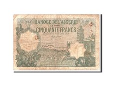 [#114001] Banknote, Algeria, 50 Francs, 1936, 1936-10-02, KM:80a, VF(20-25)