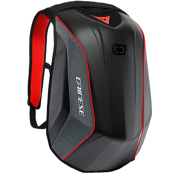 Dainese D-Mach 2 Motorcycle Motorbike Luggage 22L Backpack - Black / Grey / Red