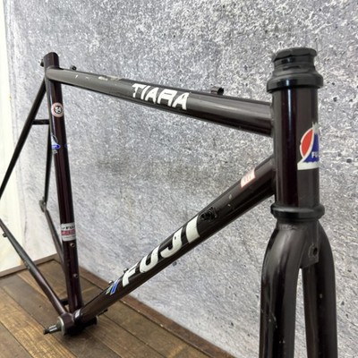 Vintage Fuji Tiara 54cm Road Bike Frame Fork Set Fuji 130 Chromoly
