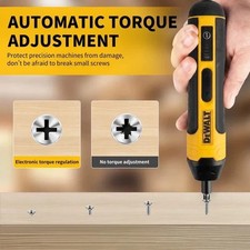 DEWALT DCF681 1/4" Hex Portable Gyro Screwdriver 5Nm 1300mAh USB Recharge Tool