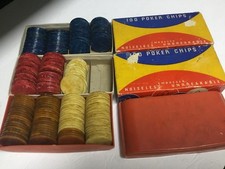 200 Bakelite Catalin Poker Chips Read description For totals by color