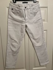 Kancan White High Rise Slim Fit Ankle Jeans W13 30 Minimalist