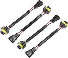 4 Pcs 9005 9006 Male to H8 H9 H11 Female Extension Wi Item Package Quantity: 4
