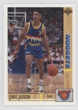 1991 Upper Deck Rookie Standouts Mahmoud Abdul-Rauf (Chris Jackson on Card) uq5. rookie card picture