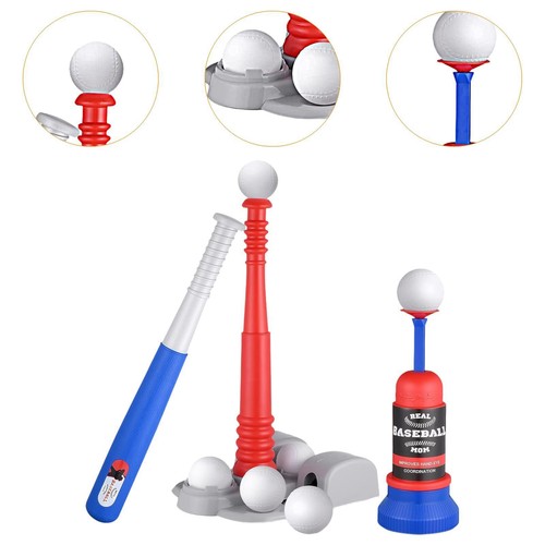 Tee Ball Set con Ranura Ajustable Camiseta Entretenimiento Patio Trasero - Imagen 3 de 4