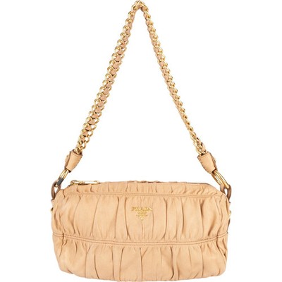 Prada Quilted Nappa Gaufre Chain Shoulder Bag Tasche