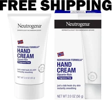 Neutrogena Norwegian Formula Dry Hand Cream, Fragrance-Free, 2 oz