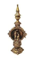 Vintage Ornate Gold Resin Nativity Scene Statue - 13" Tall Christmas Decor